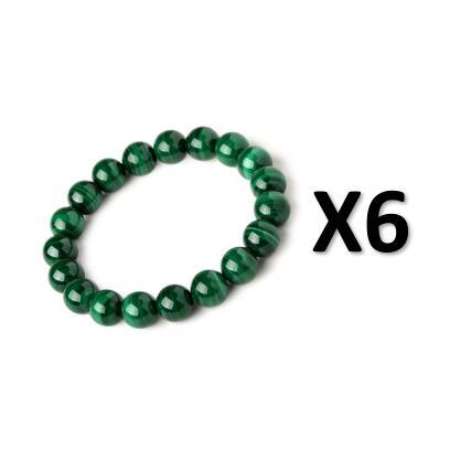 Natural malachite bracelet