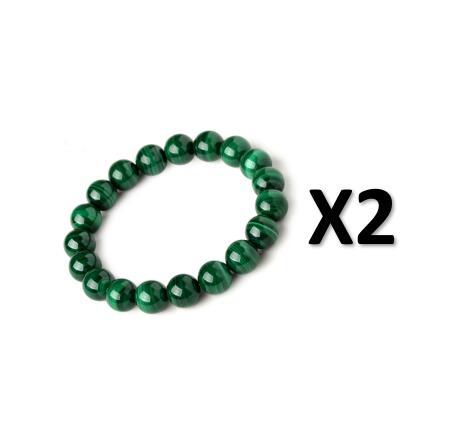 Natural malachite bracelet