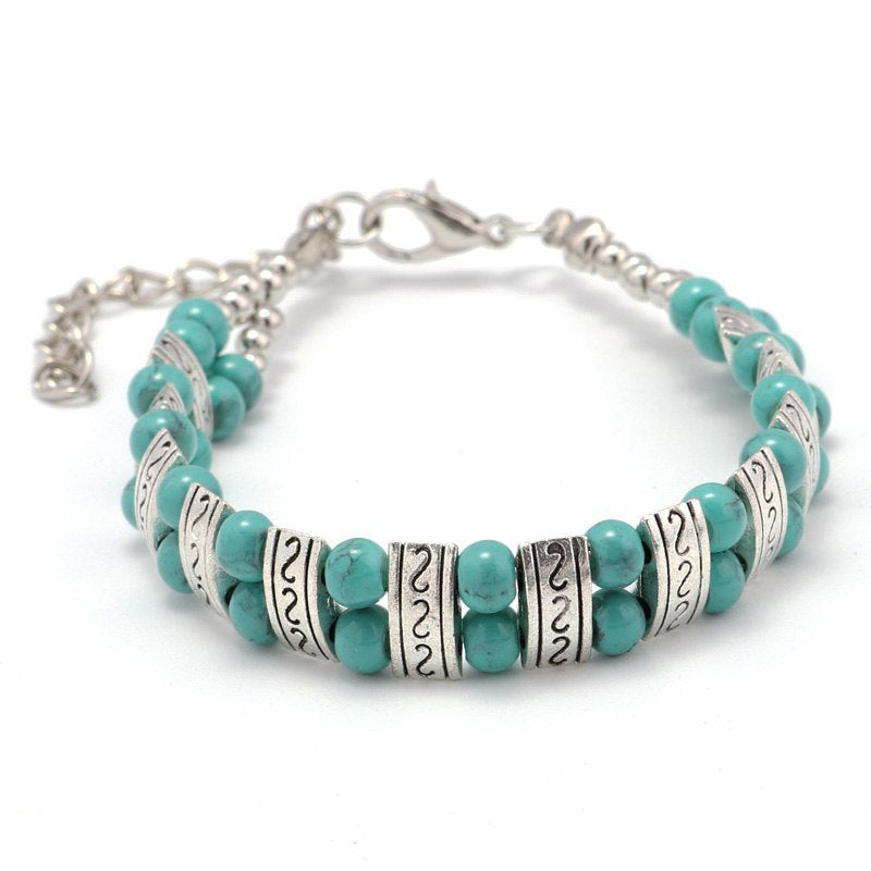 Ethnic Turquoise Bracelet