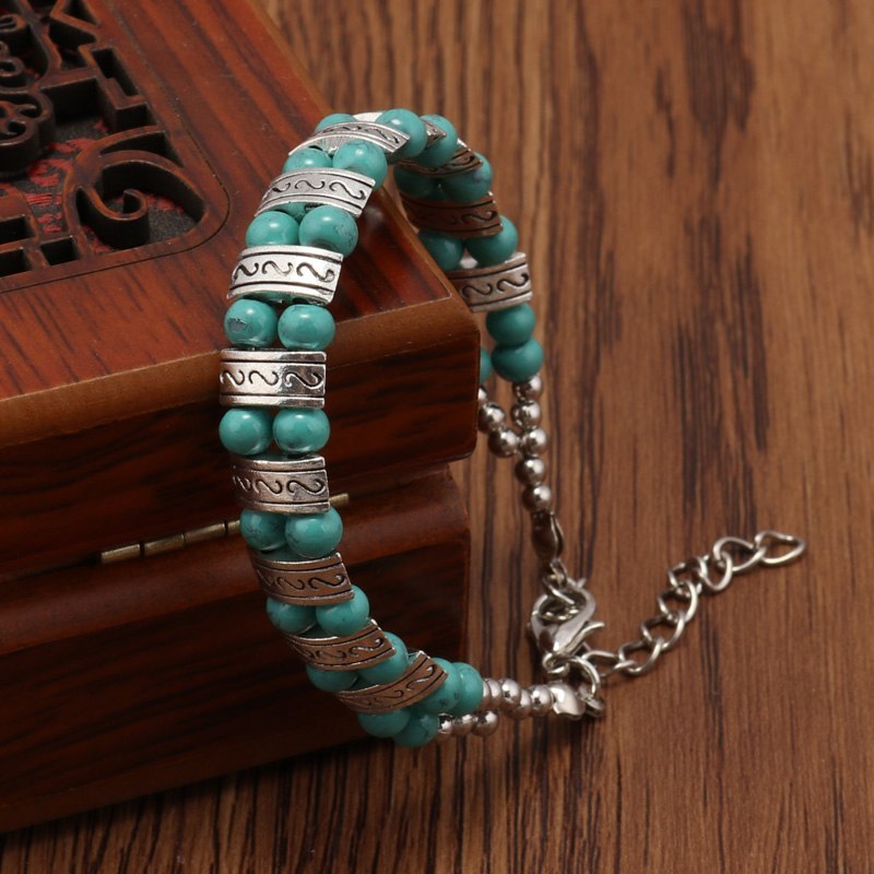 Ethnic Turquoise Bracelet