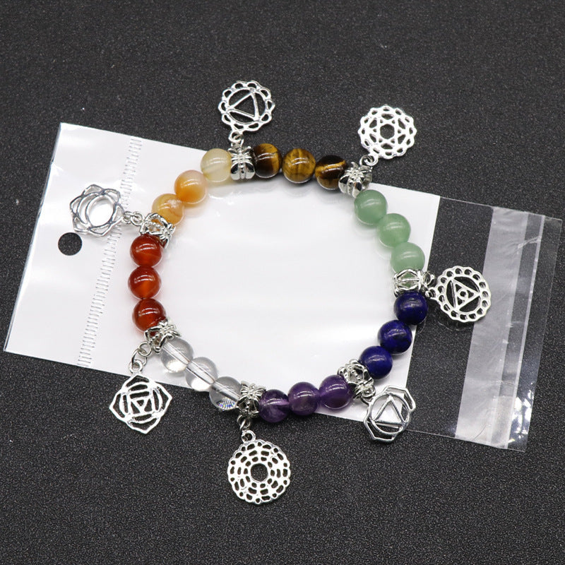 Natural Crystal Chakra Bracelet