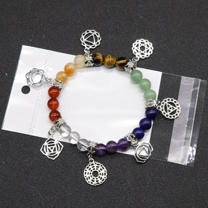 Natural Crystal Chakra Bracelet