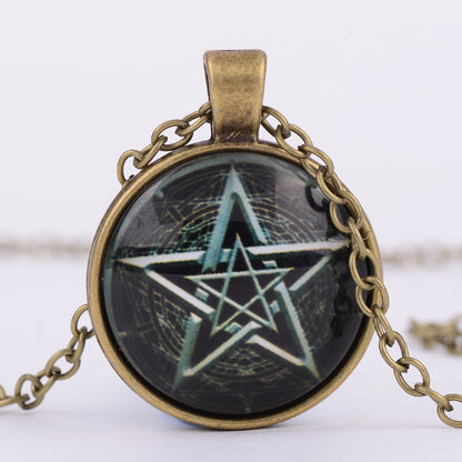 Pentagram Witchcraft Worship Pendant