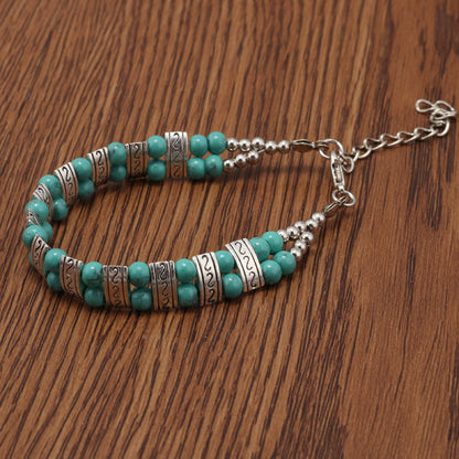 Ethnic Turquoise Bracelet