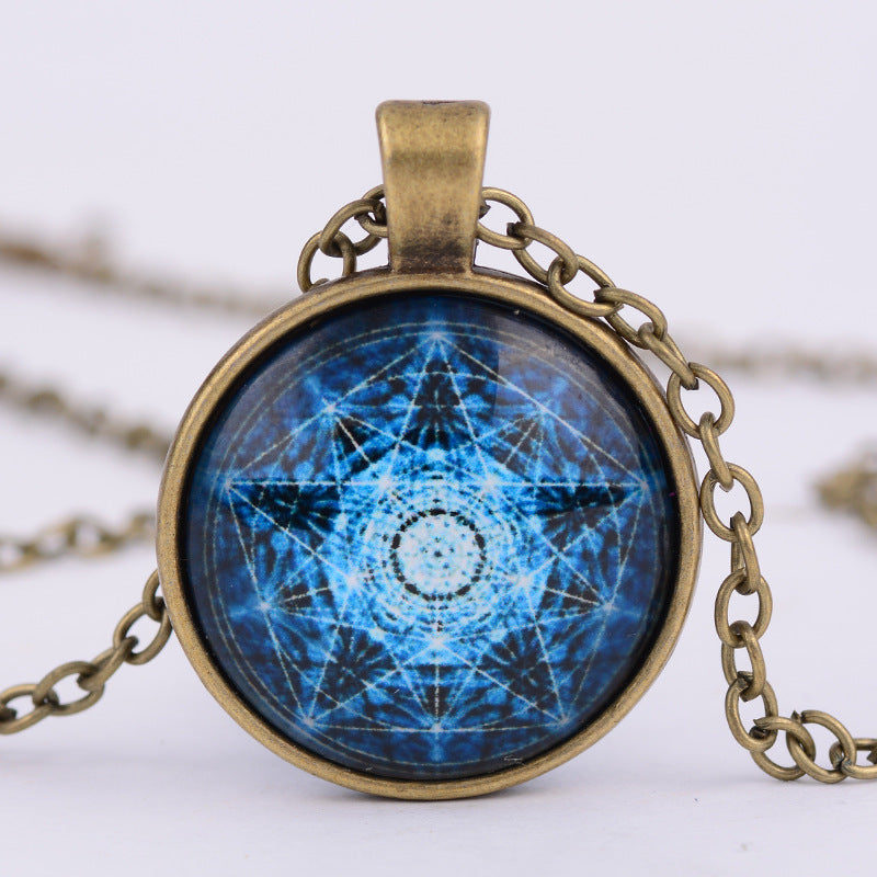 Pentagram Witchcraft Worship Pendant