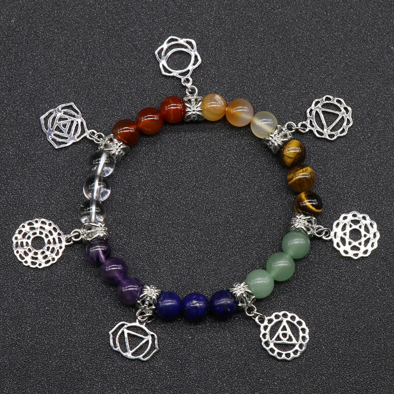 Natural Crystal Chakra Bracelet