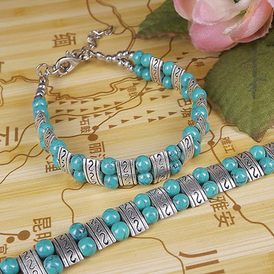 Ethnic Turquoise Bracelet